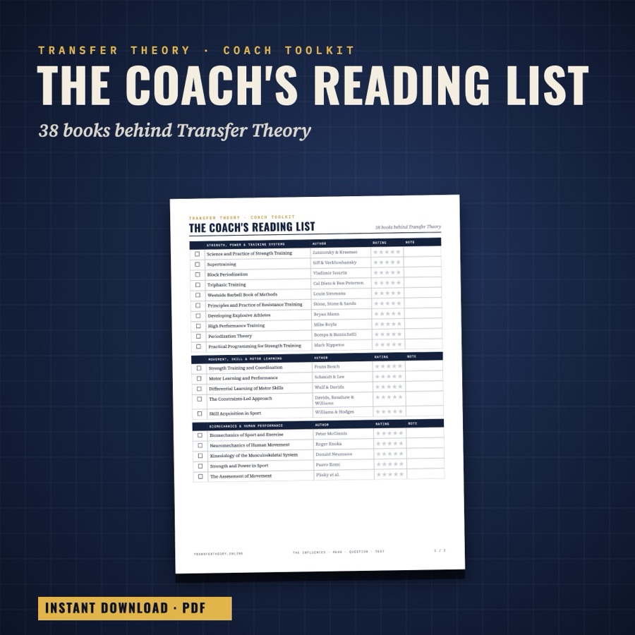 Coach Reading List