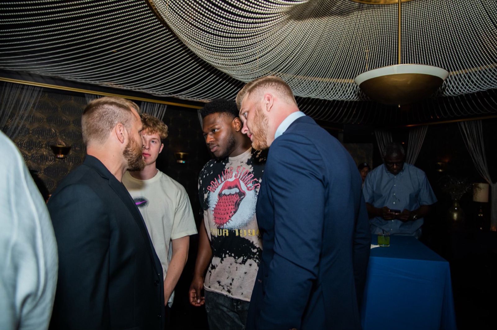Coach Taylor Ramsey with athletes